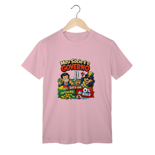 Nome do produto Meu Sócio é o Governo – T-Shirt Classic