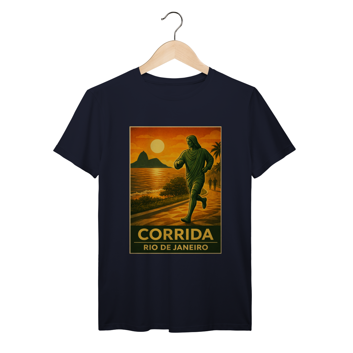 Nome do produto: Camiseta Corrida Rio de Janeiro