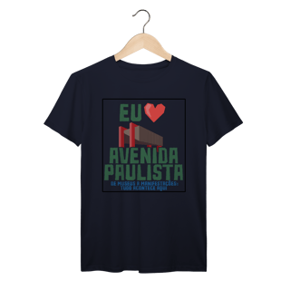Nome do produto Camiseta Avenida Paulista São Paulo – Eu ❤️ Paulista