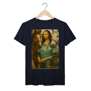 Nome do produto Camiseta Mona Lisa Veterinária – Equinos