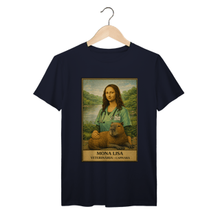 Nome do produto Camiseta Mona Lisa Veterinária – Capivara