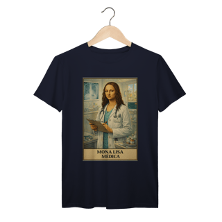 Nome do produto Camiseta Mona Lisa Médica