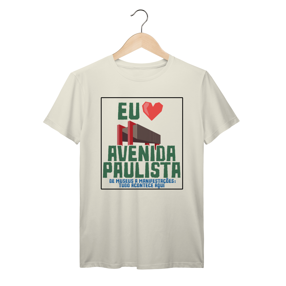 Nome do produto: Camiseta Avenida Paulista São Paulo – Eu ❤️ Paulista