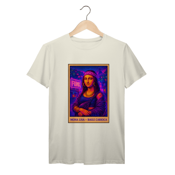 Camiseta Mona Lisa Baile Carioca