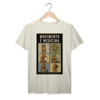 Nome do produto Camiseta Movimento é Medicina – Fisioterapia Capivara