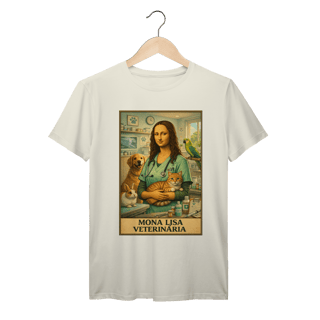 Camiseta Mona Lisa Veterinária