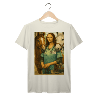 Nome do produto Camiseta Mona Lisa Veterinária – Equinos