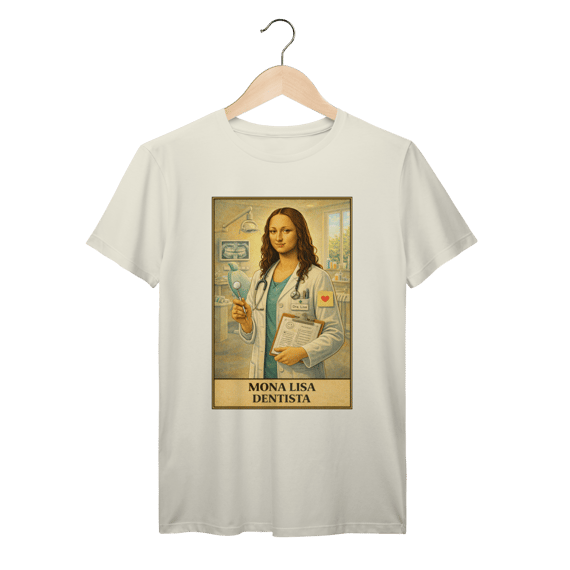 Camiseta Mona Lisa Dentista