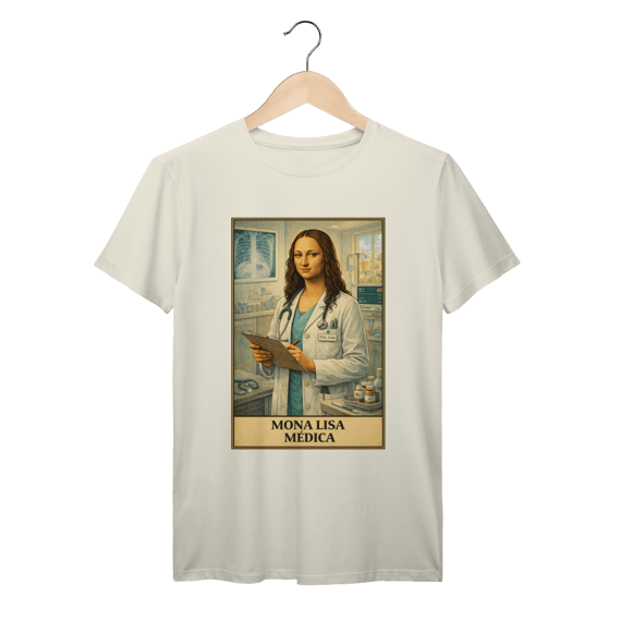 Camiseta Mona Lisa Médica