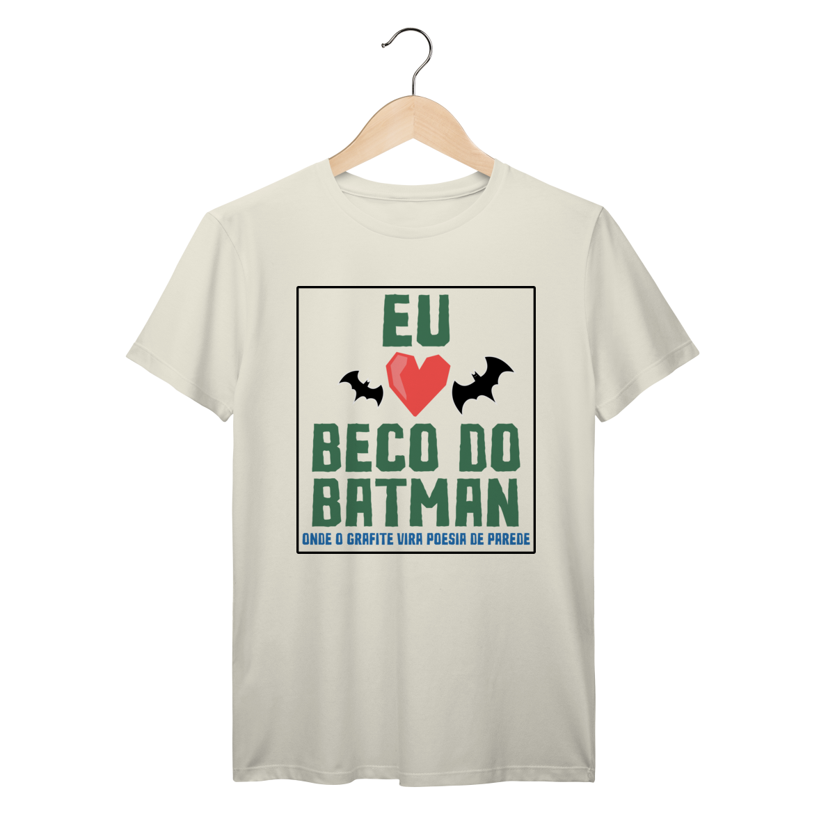 Nome do produto: Camiseta Beco do Batman São Paulo – Eu ❤️ Beco do Batman