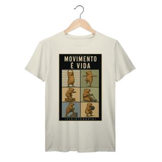 Nome do produto Camiseta Movimento é Vida – Fisioterapia Capivara