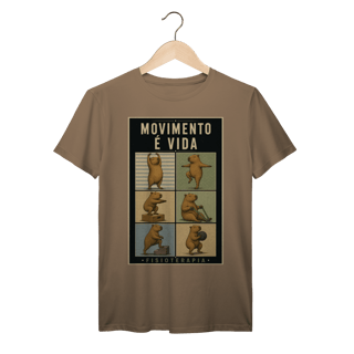 Camiseta Movimento é Vida – Fisioterapia Capivara