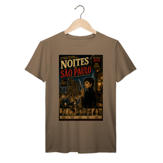Noites de São Paulo – Poster Vintage Brasileiro Noir Urbano Retrô