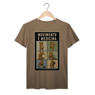 Nome do produto Camiseta Movimento é Medicina – Fisioterapia Capivara
