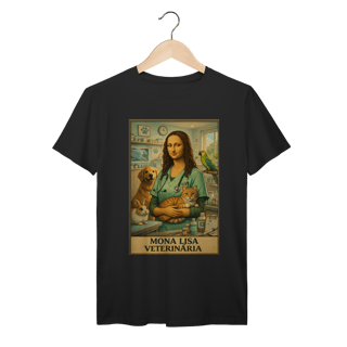Nome do produto Camiseta Mona Lisa Veterinária