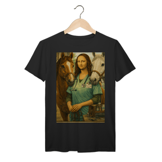 Nome do produto Camiseta Mona Lisa Veterinária – Equinos
