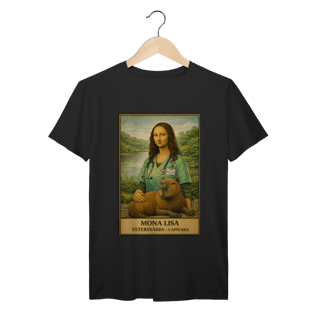Nome do produto Camiseta Mona Lisa Veterinária – Capivara