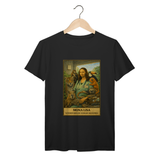 Nome do produto Camiseta Mona Lisa Veterinária de Animais Silvestres