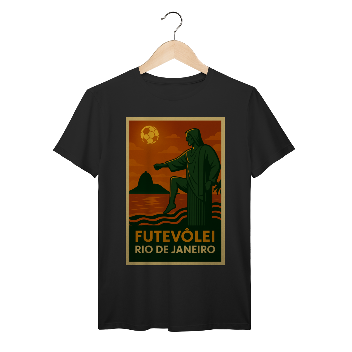 Nome do produto: Camiseta Futevôlei Rio de Janeiro