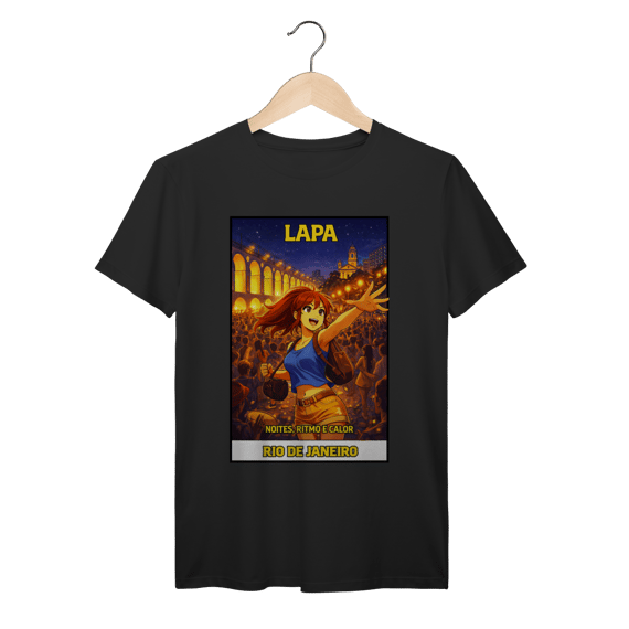 Camiseta Lapa Rio de Janeiro – Noites, Ritmo e Calor