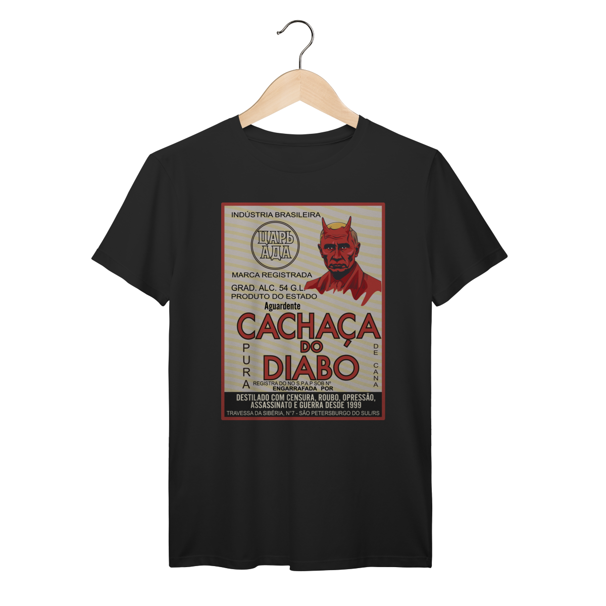 Nome do produto: Cachaça do Diabo – Edição Especial Putin