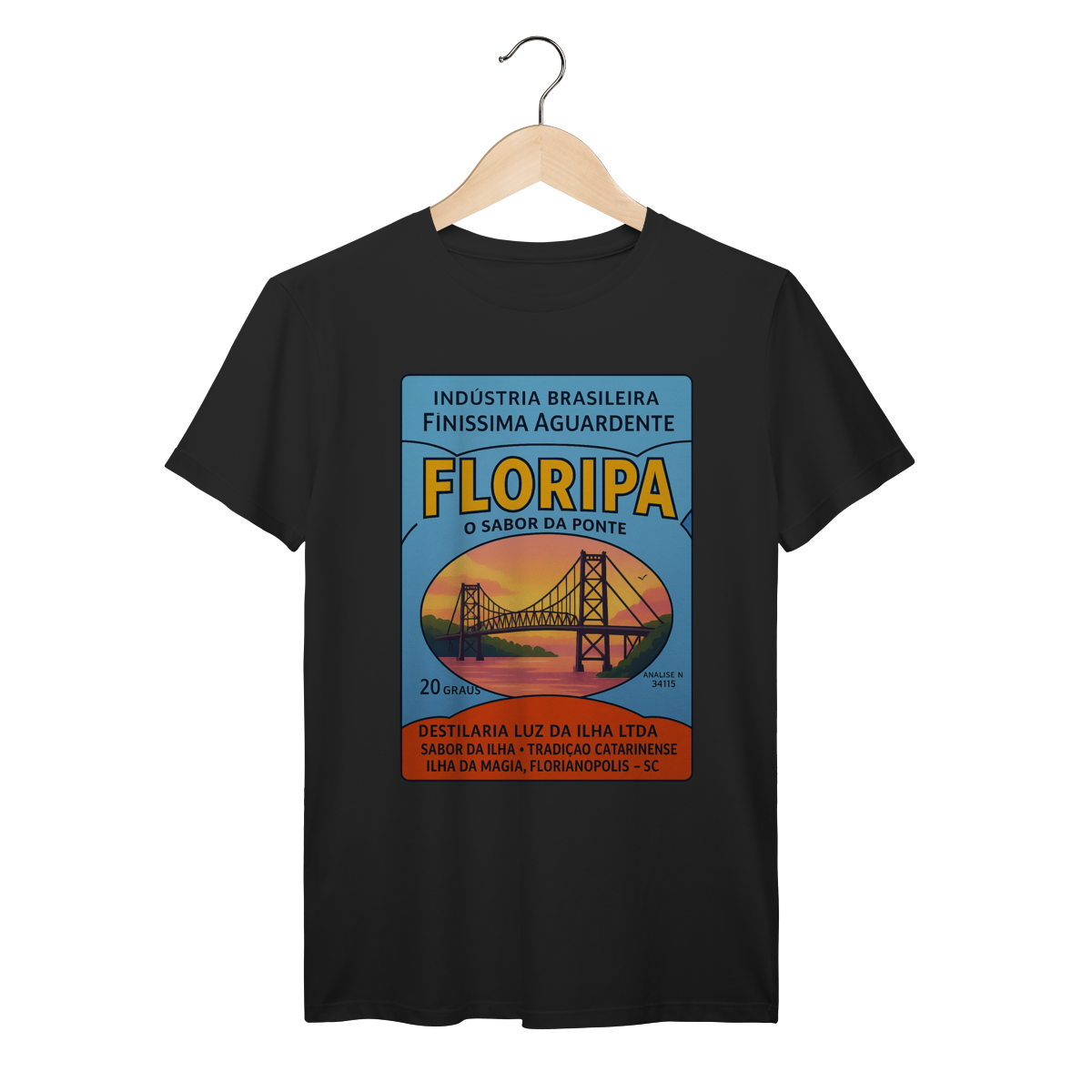 Nome do produto: Cachaça Floripa — O Sabor da Ponte