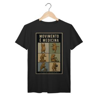 Nome do produto Camiseta Movimento é Medicina – Fisioterapia Capivara