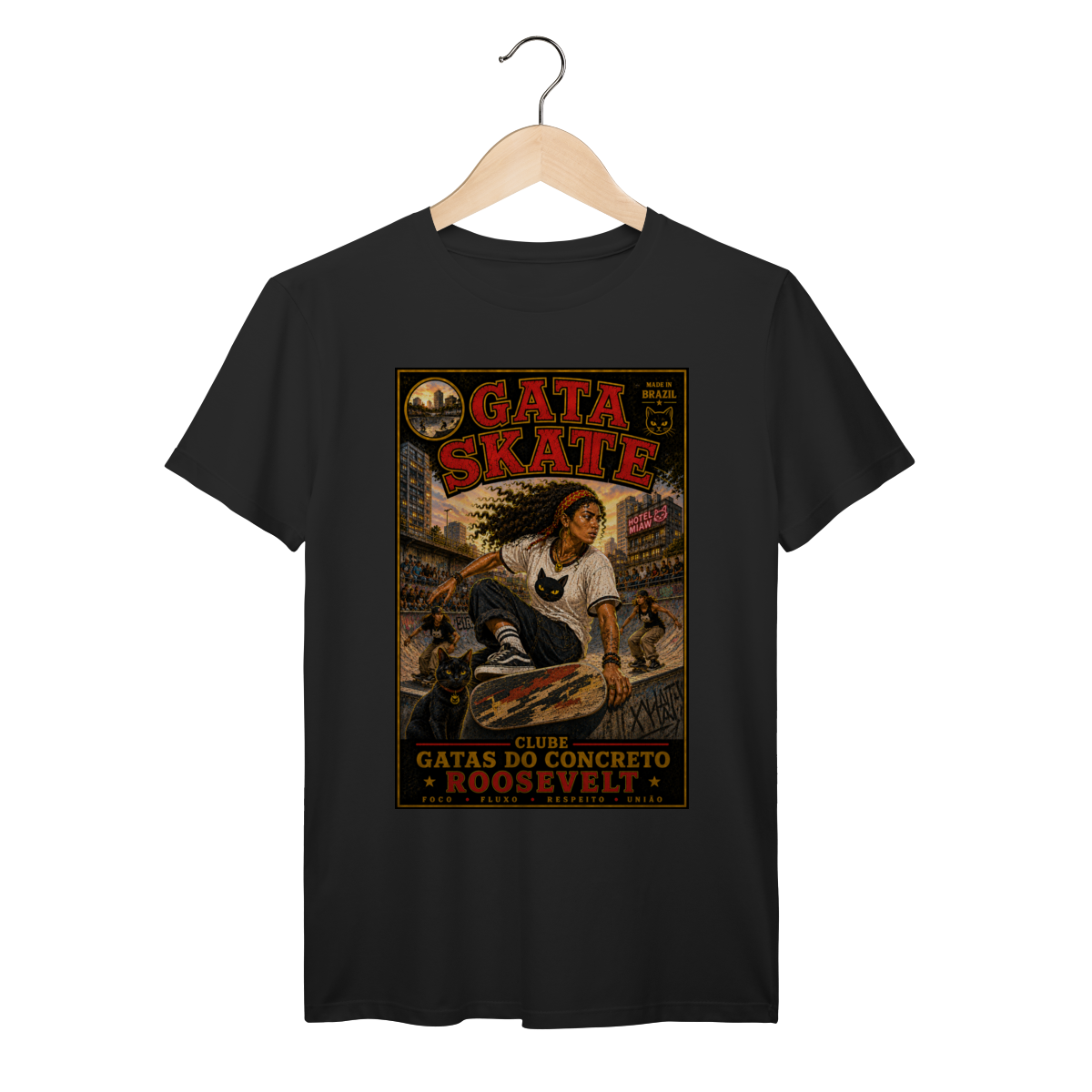 Nome do produto: Gata Skate — Gatas do Concreto Roosevelt