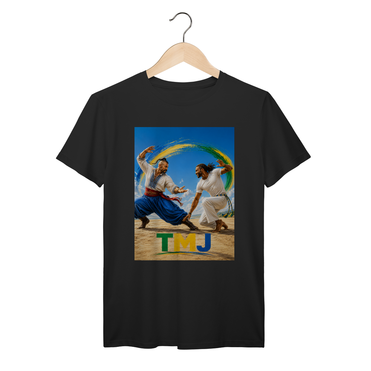 Nome do produto: TMJ — Cossaco Ucraniano × Capoeirista Brasileiro