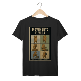 Nome do produto Camiseta Movimento é Vida – Fisioterapia Capivara