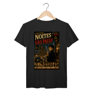 Nome do produto Noites de São Paulo – Poster Vintage Brasileiro Noir Urbano Retrô