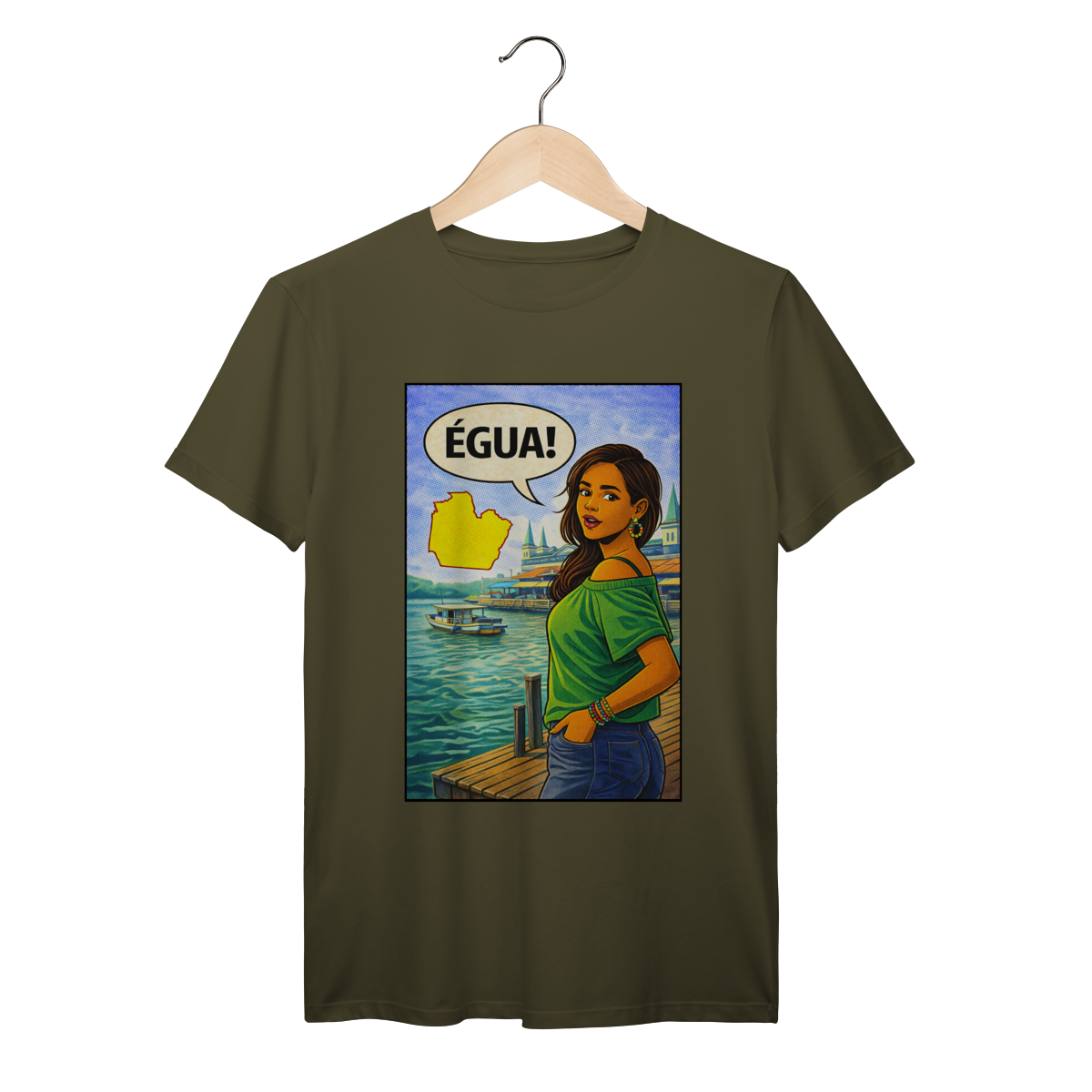 Nome do produto: Camiseta Égua Paraense