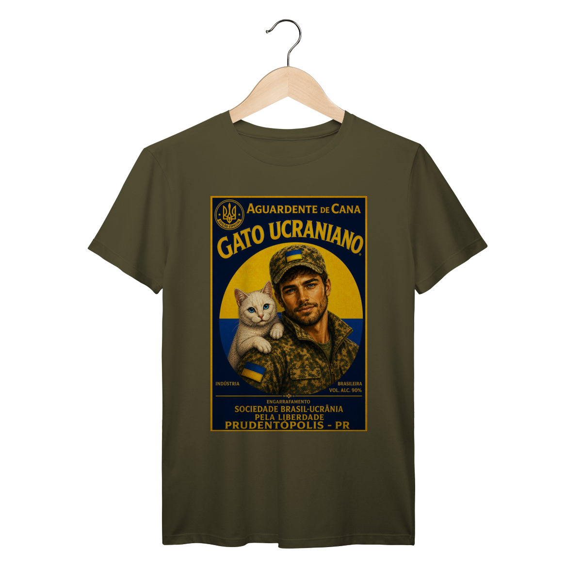 Nome do produto: Gato Ucraniano — Camuflado