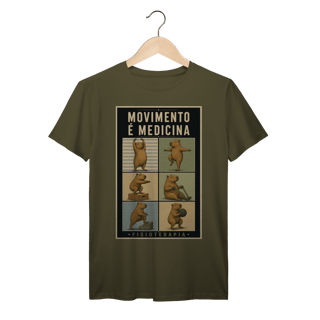Nome do produto Camiseta Movimento é Medicina – Fisioterapia Capivara