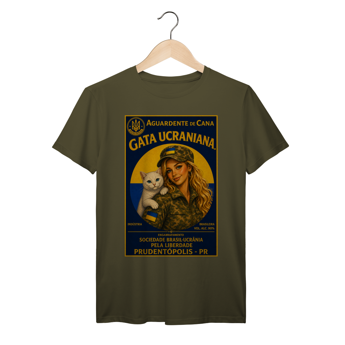 Nome do produto: Gata Ucraniana — Camuflada