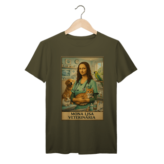 Nome do produto Camiseta Mona Lisa Veterinária