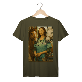 Nome do produto Camiseta Mona Lisa Veterinária – Equinos