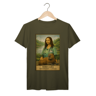 Nome do produto Camiseta Mona Lisa Veterinária – Capivara