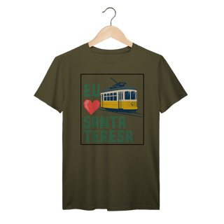 Nome do produto Camiseta Santa Teresa Rio – Eu ❤️ Santa Teresa