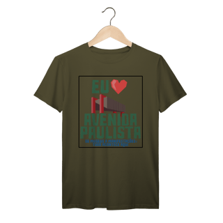 Nome do produto Camiseta Avenida Paulista São Paulo – Eu ❤️ Paulista