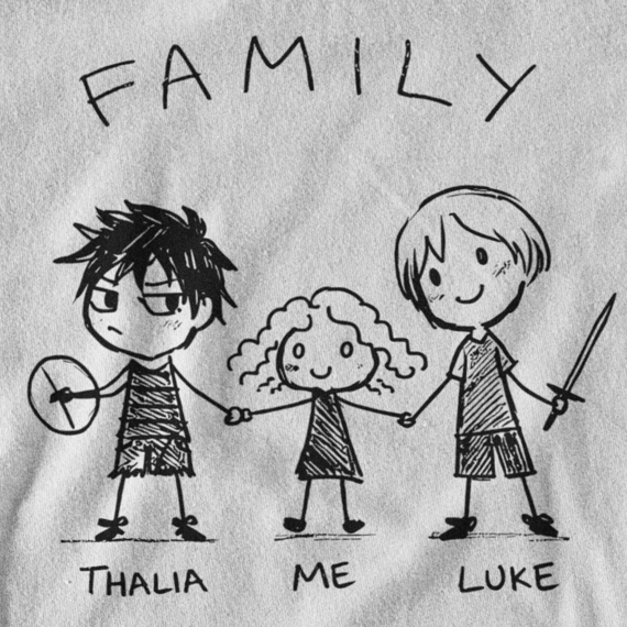 Camiseta UNIÃO OLIMPIANA - Percy Jackson (Branco)