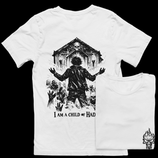 Camiseta REI FANTASMA - Percy Jackson (Branco)