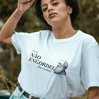 Nome do produto Não Engordei - Camiseta Baby Long Quality