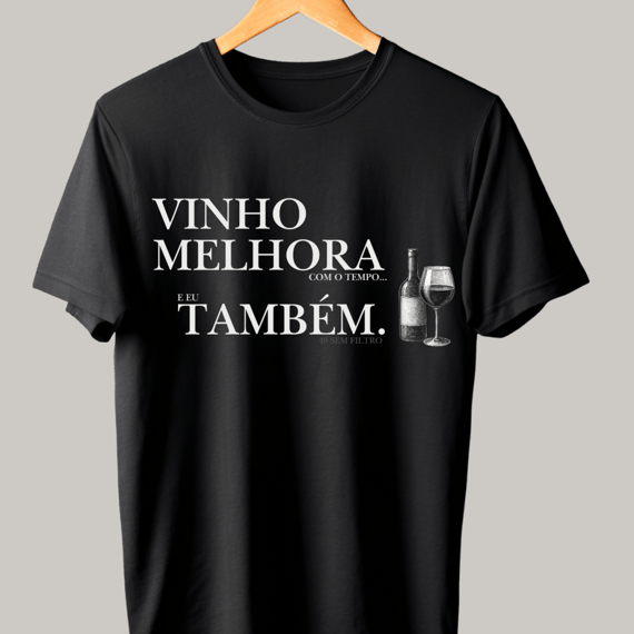 Vinho - Camiseta Baby Long Quality