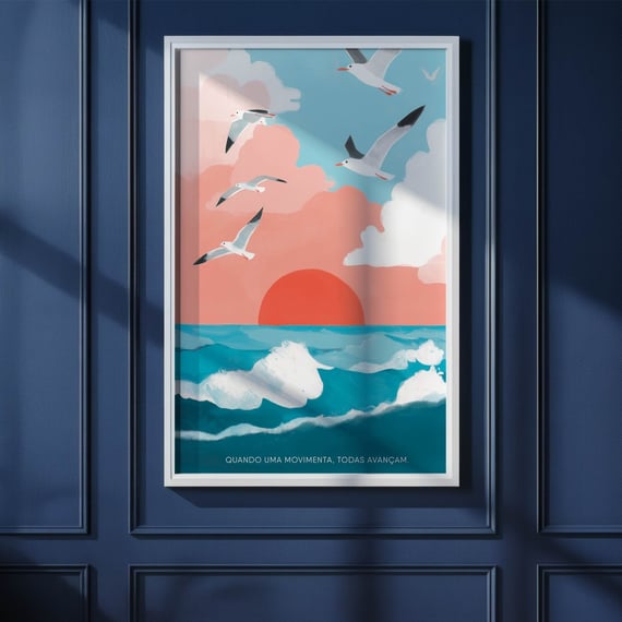 Pôster - Quando uma movimenta, todas avançam