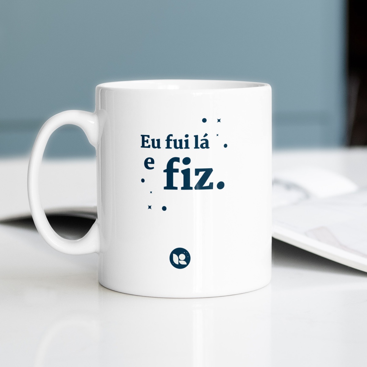 Nome do produto: Caneca - Eu fui lá e fiz