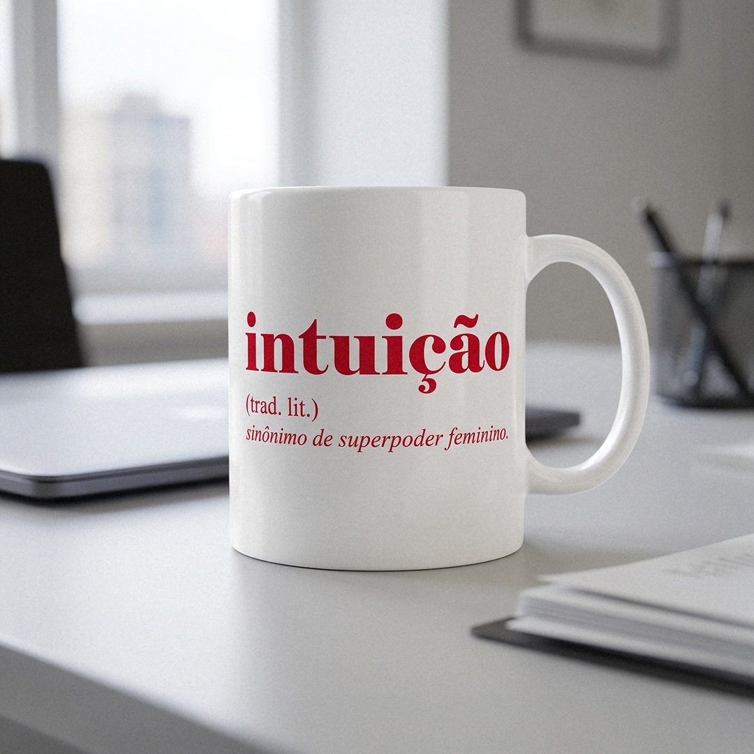 Caneca Intuição | Sinônimo de Superpoder Feminino – Rede Prosperidade Plena