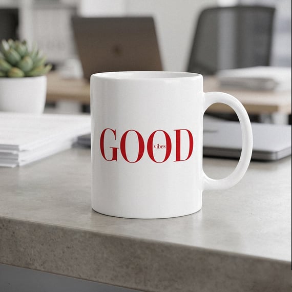 Caneca Good Vibes | Caneca para Mulheres Empreendedoras