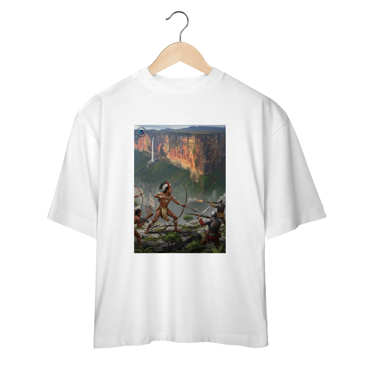 Shirt Indígenas x Conquistadores Oversized