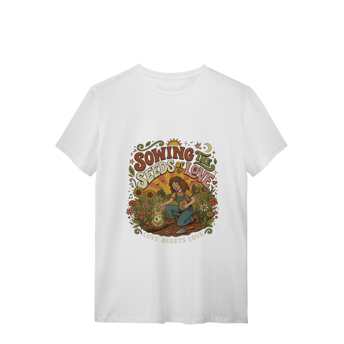 Camiseta Sowing The Seeds os Love Quality